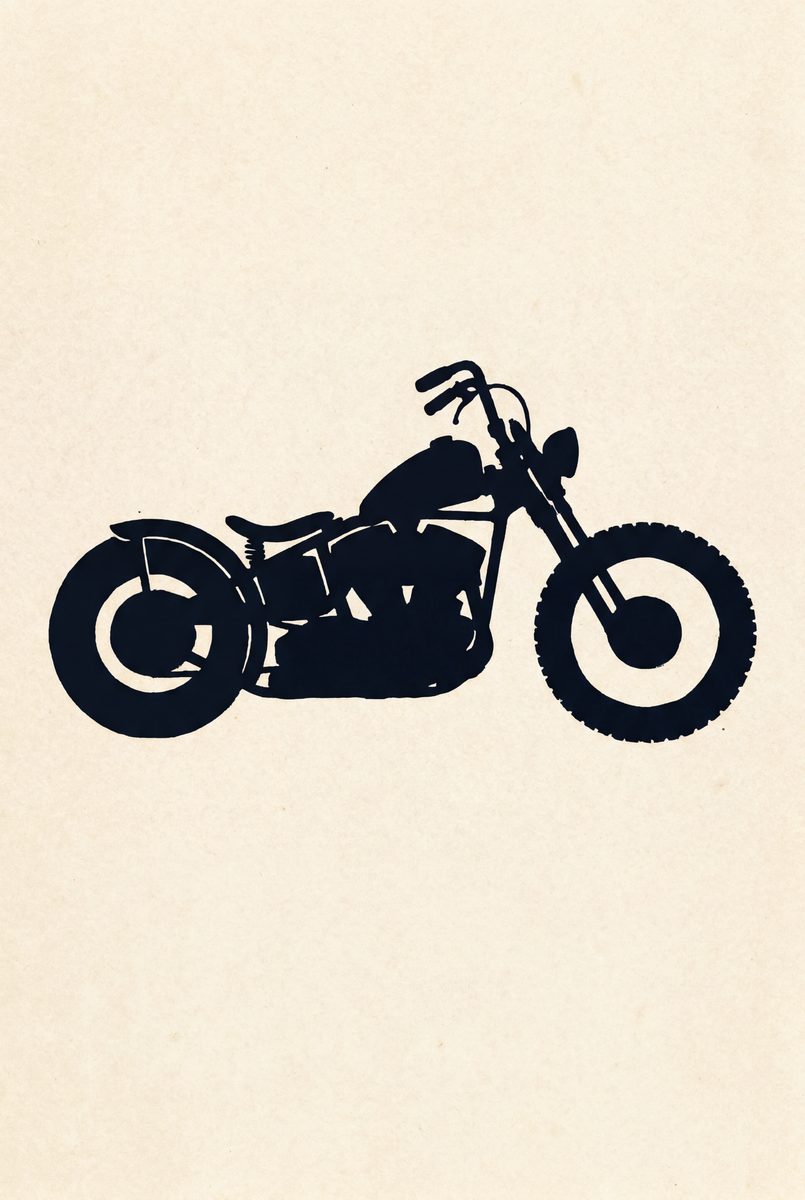The Bobber - Study — original motorcycle art